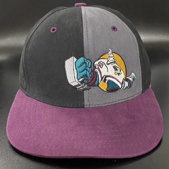 Original Produck Mighty Ducks Wild Wing Flashblade Embroidered Strapback - Picture 1 of 7